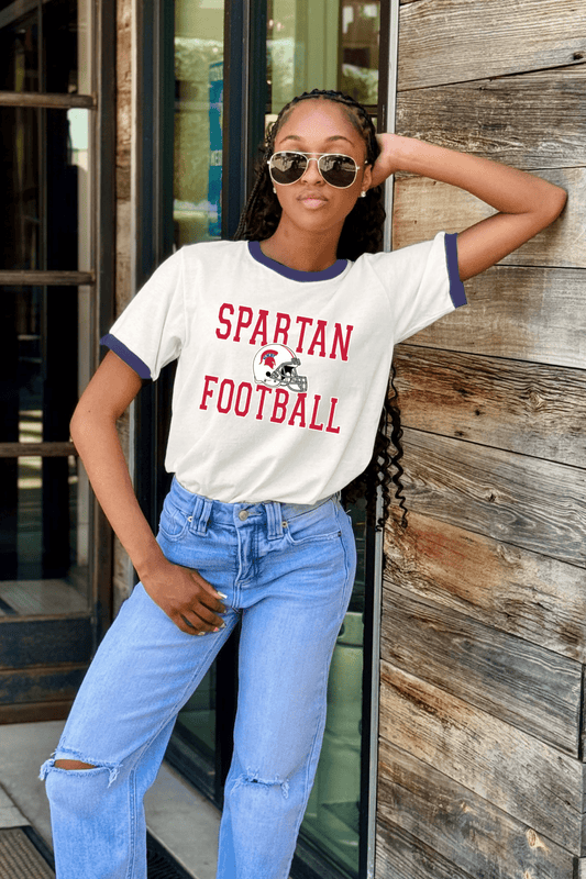 BIXBY SPARTANS RETRO RINGER TEE - The Club
