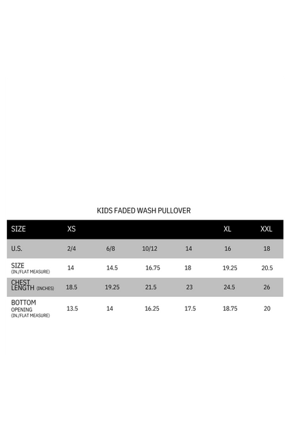 KIEFER TROJANS YOUTH FADED WASH PULLOVER - The Club