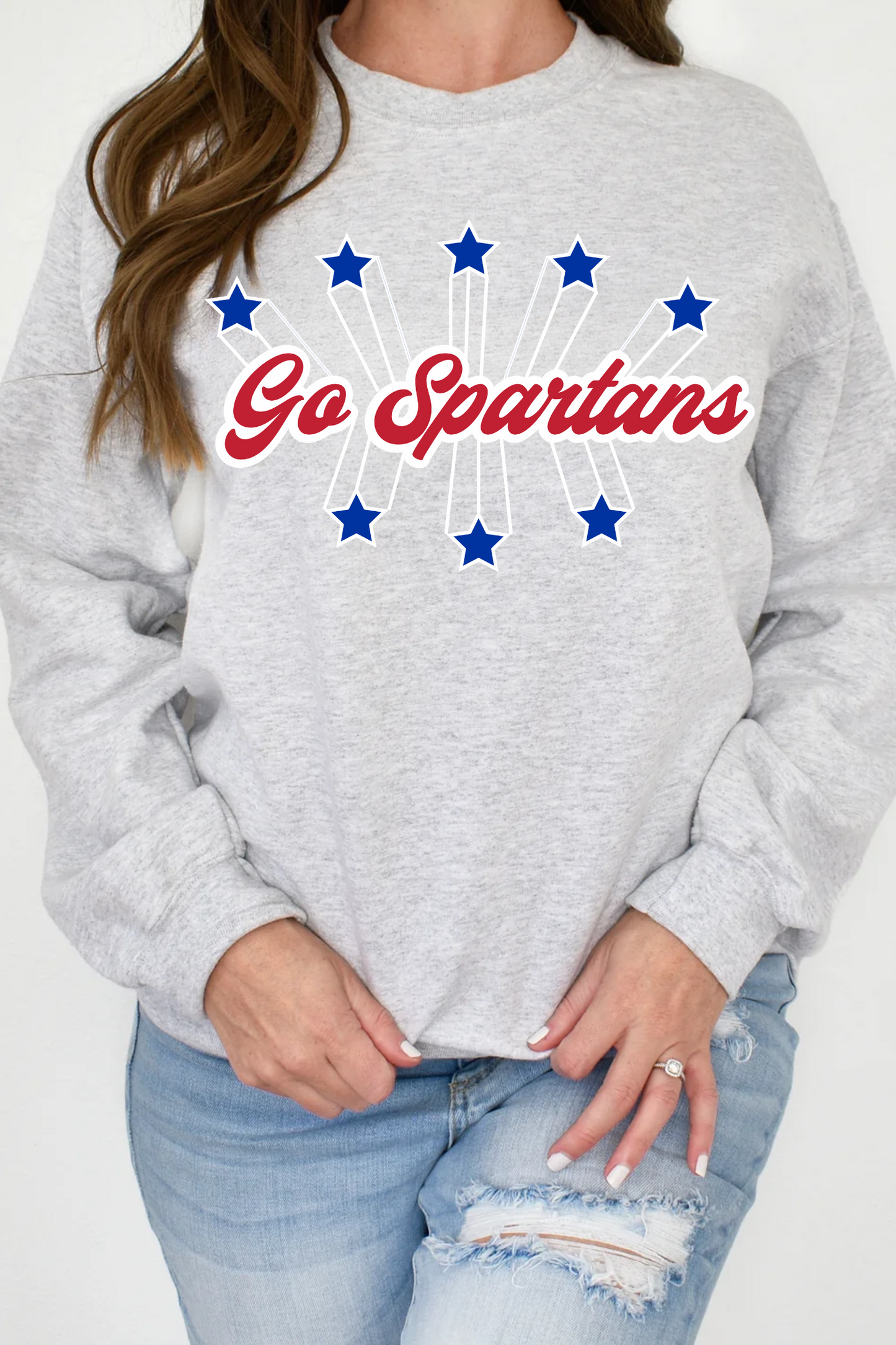 STARBURST SPARTAN CLASSIC CREW SWEATSHIRT