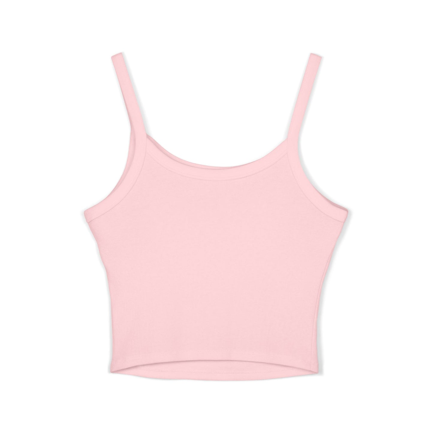 Women’s Spaghetti Tank Top — DVA Creatives Logo Crop
