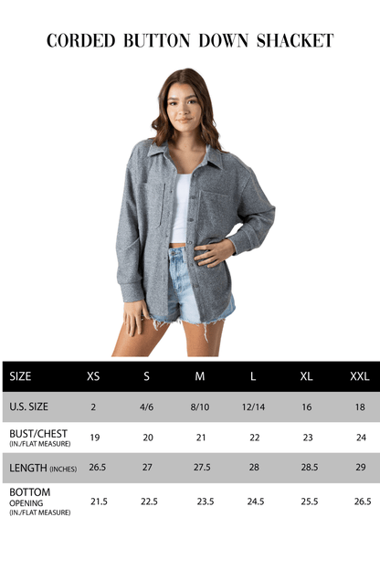BIXBY SPARTANS CORDED SHACKET - The Club