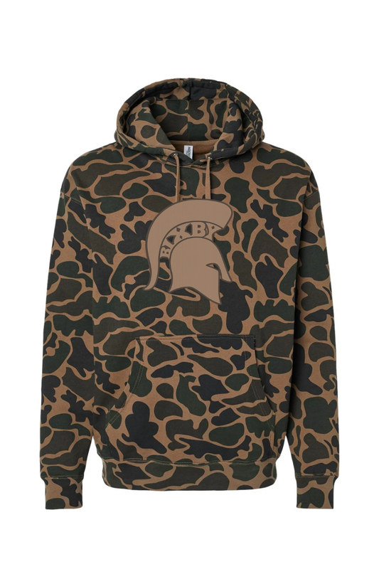 BIXBY SPARTANS DUCK CAMO ADULT HOODIE