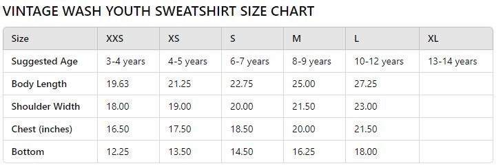 MATCH YOUR MINI - VINTAGE WASH SWEATSHIRT FOR YOUTH