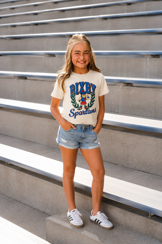 BIXBY SPARTANS - Youth Short Sleeve T-Shirt