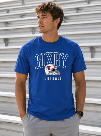 BIXBY SPARTAN FOOTBALL - Men's Performance Short Sleeve Tee