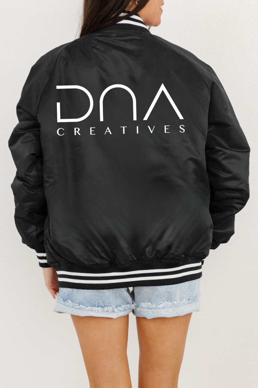 DNA CREATIVE SPORT STRIPE VARSITY JACKET