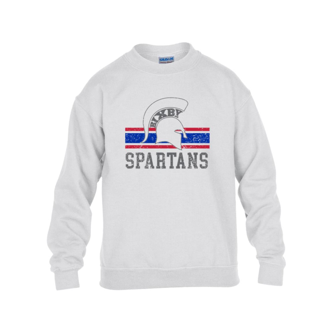 BIXBY SPARTANS YOUTH CLASSIC CREWNECK SWEATSHIRT - The Club
