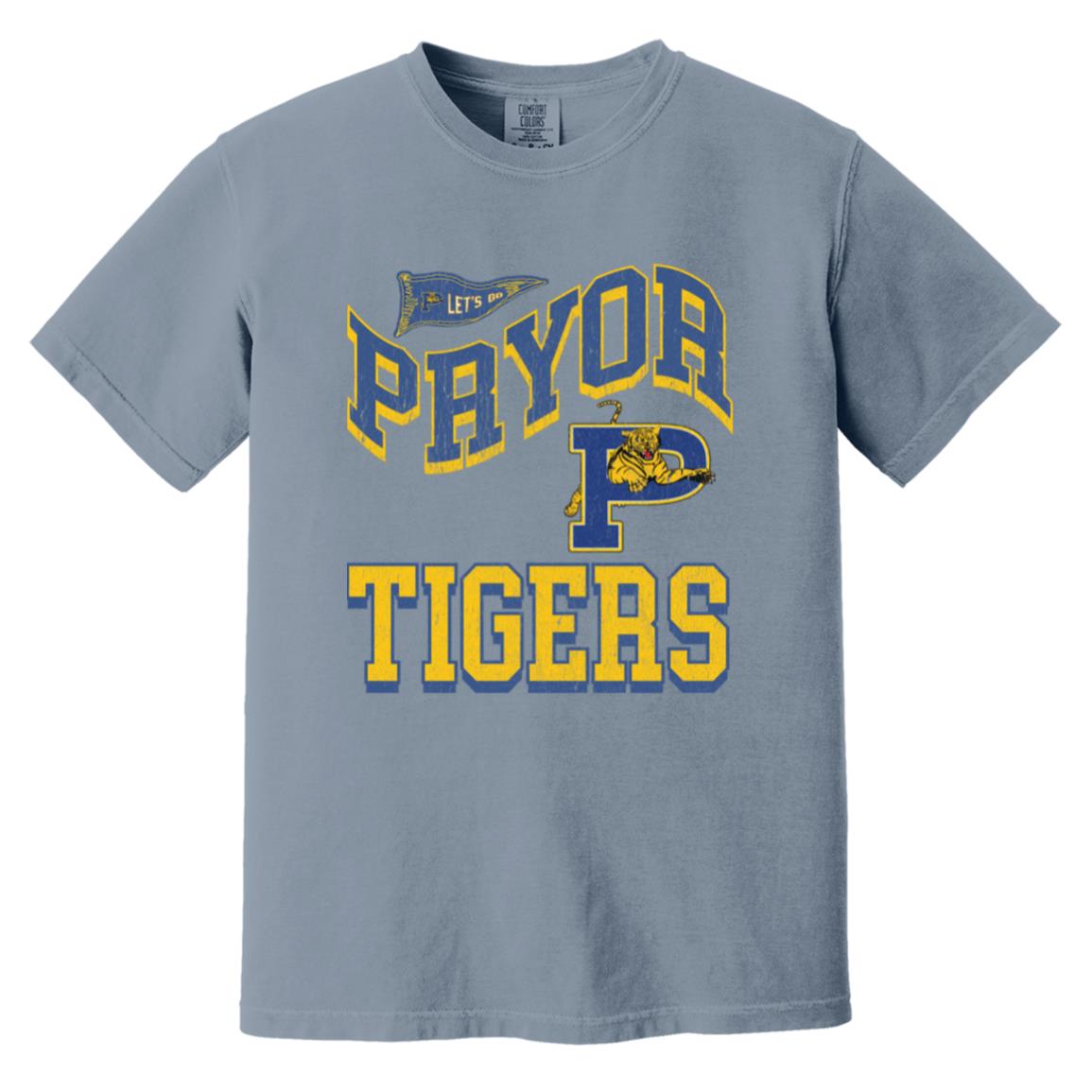 PRYOR TIGERS ADULT GARMENT WASHED TEE - The Club