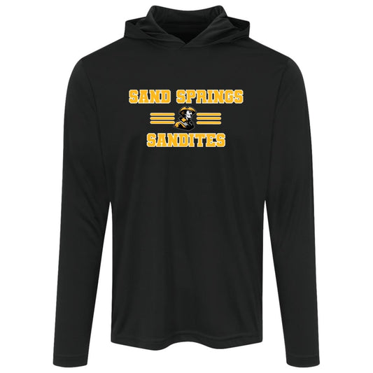 SAND SPRINGS SANDITES HOODED PERFORMANCE TEE - The Club