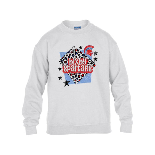 BIXBY SPARTANS YOUTH COTTON SWEATSHIRT - The Club
