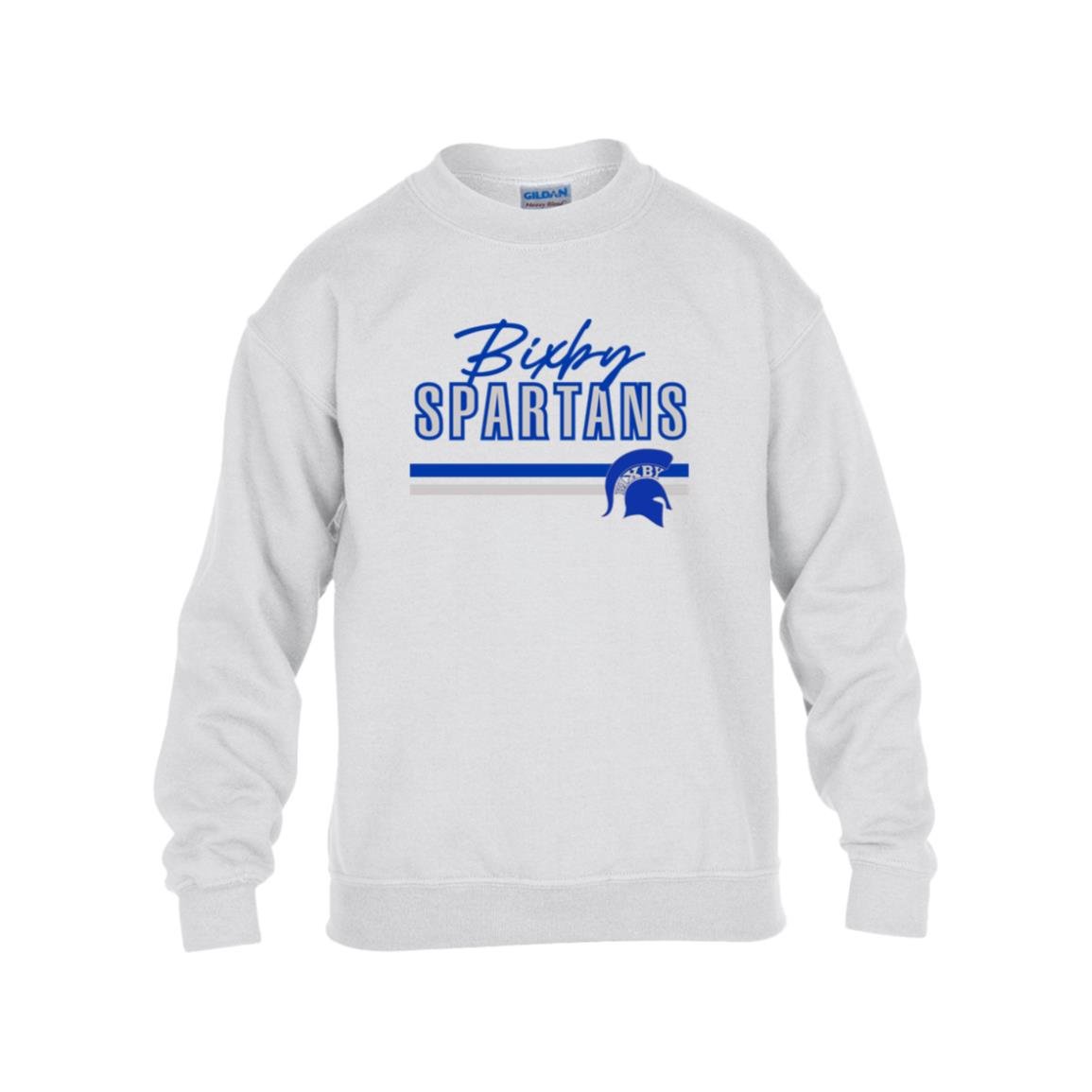 BIXBY SPARTANS YOUTH CLASSIC CREWNECK SWEATSHIRT - The Club