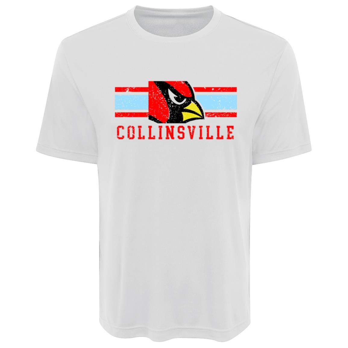 COLLINSVILLE CARDINALS ADULT PERFORMANCE TEE - The Club