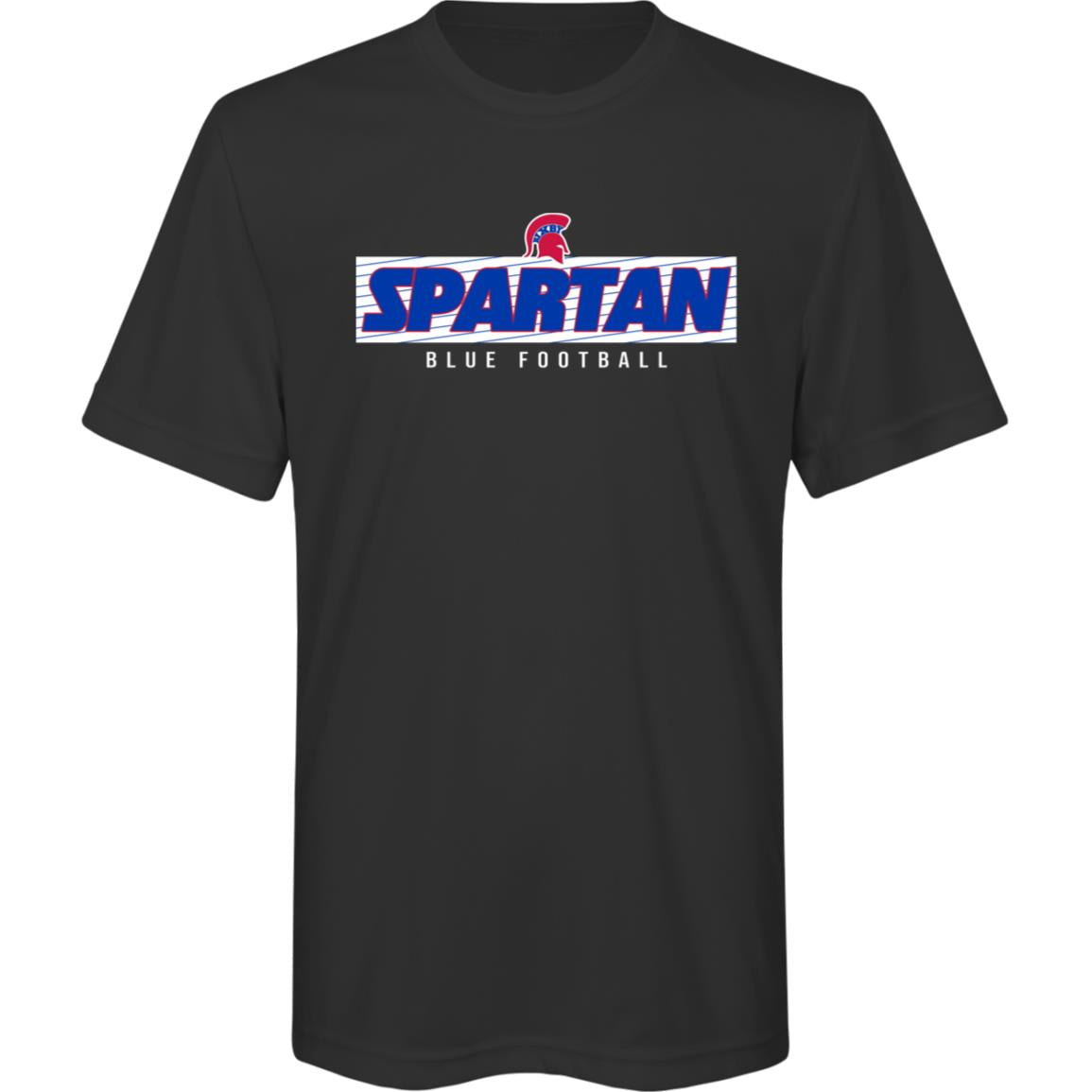 SPARTAN VICTORY BIXBY BLUE YOUTH PERFORMANCE TEE
