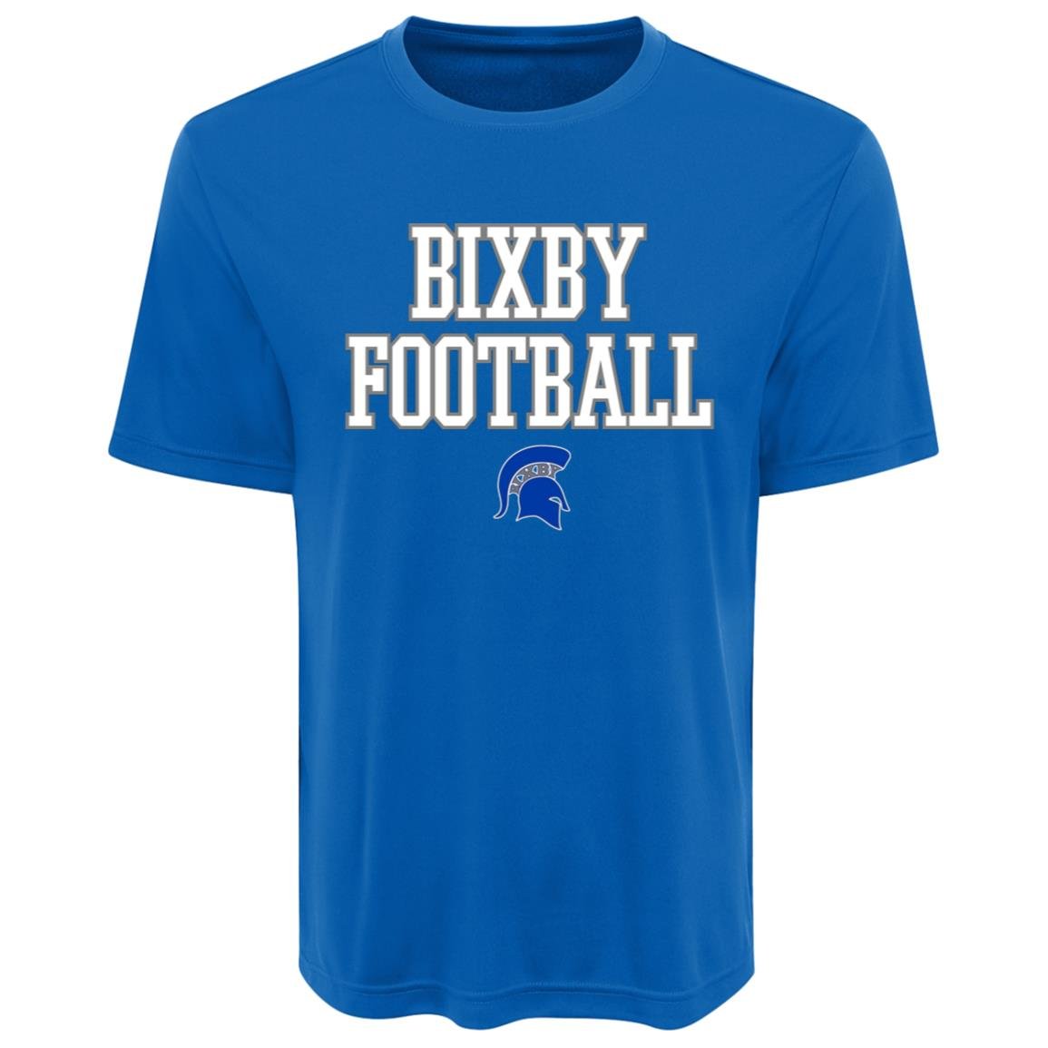 BIXBY SPARTANS FOOTBALL ADULT PERFORMANCE TEE - The Club