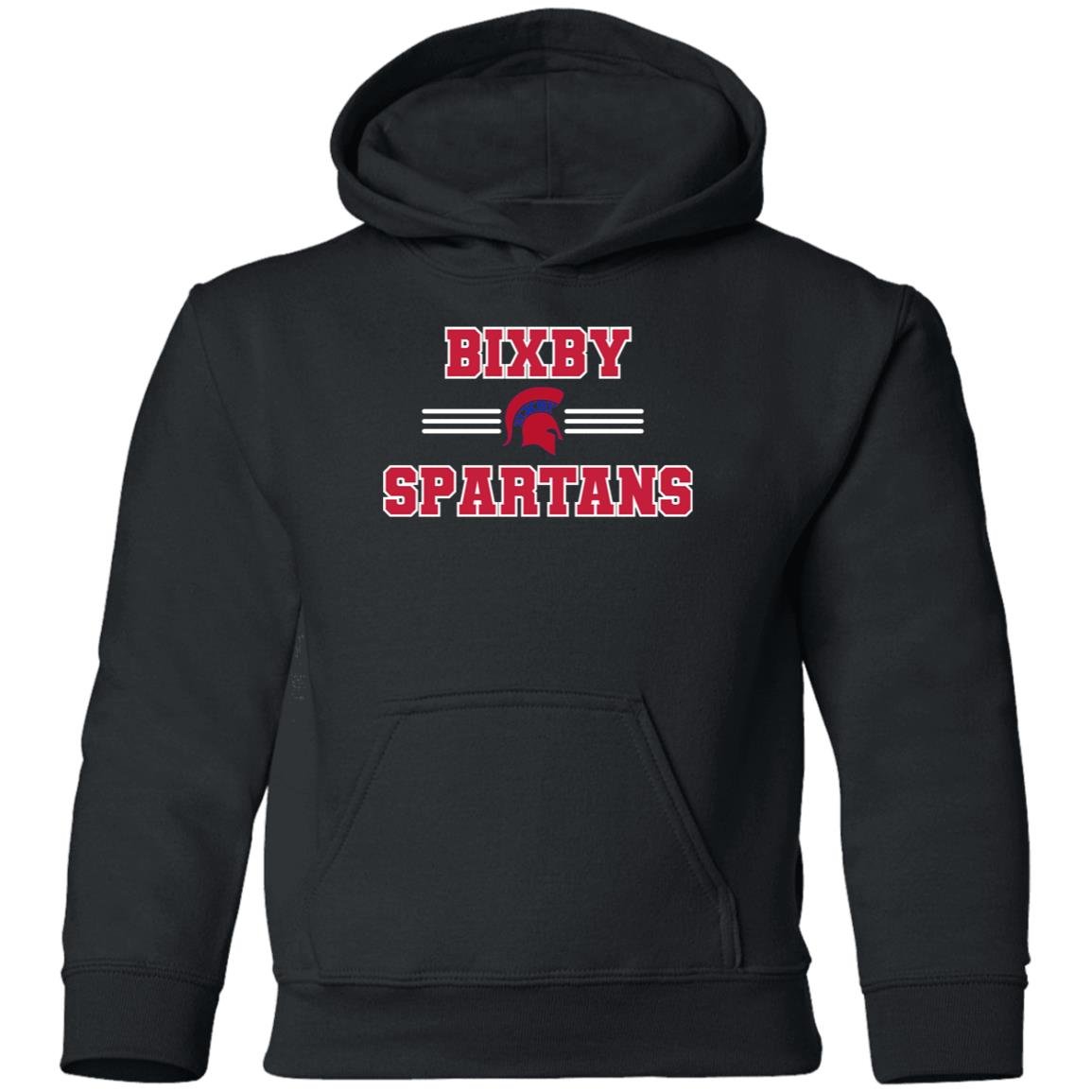 BIXBY SPARTANS YOUTH HOODED PULLOVER - The Club