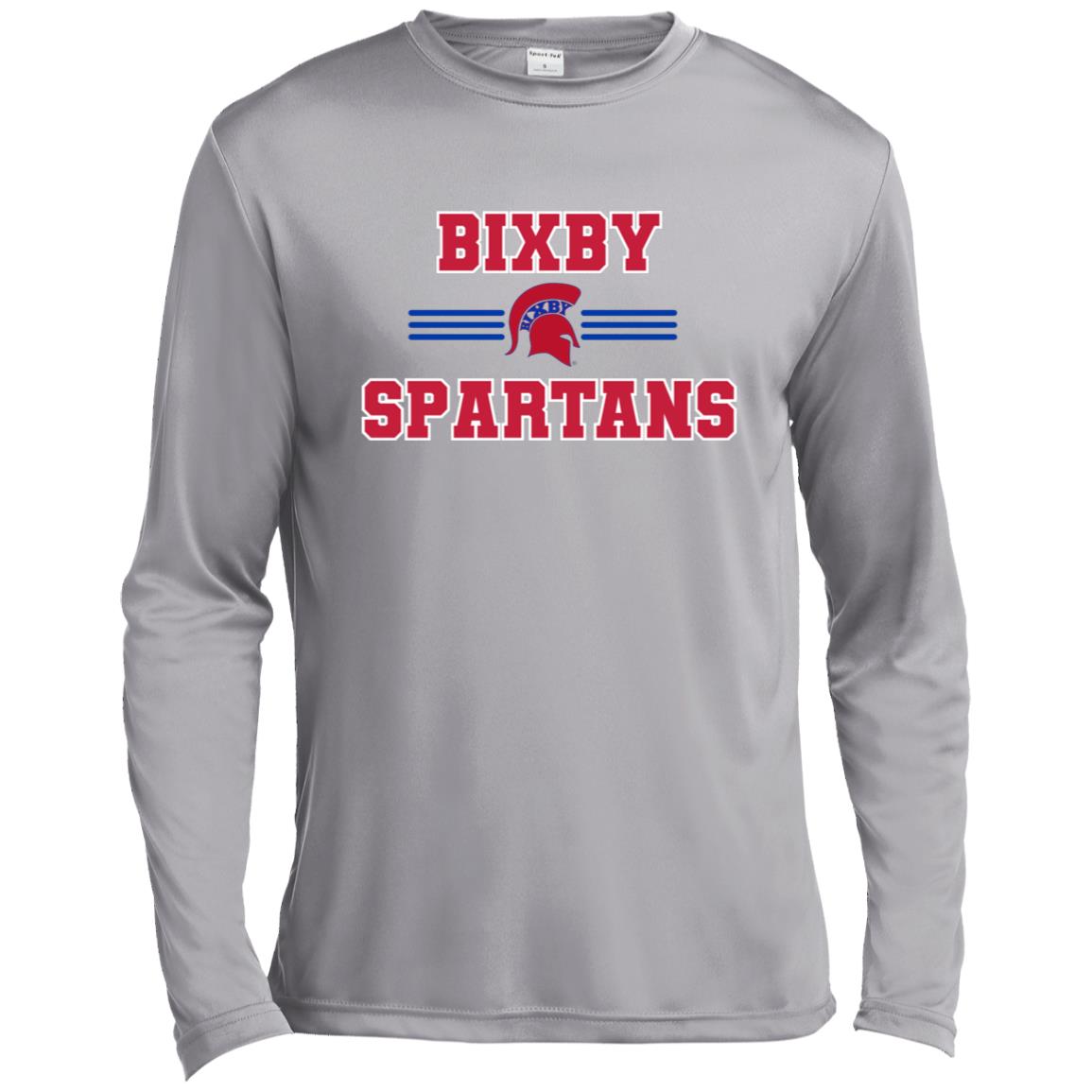 BIXBY SPARTANS ADULT LONG SLEEVE PERFORMANCE TEE - The Club