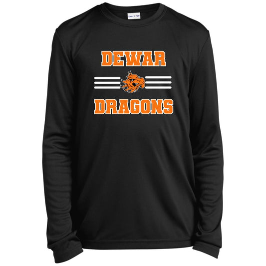 DEWAR DRAGONS YOUTH LONG SLEEVE PERFORMANCE TEE - The Club