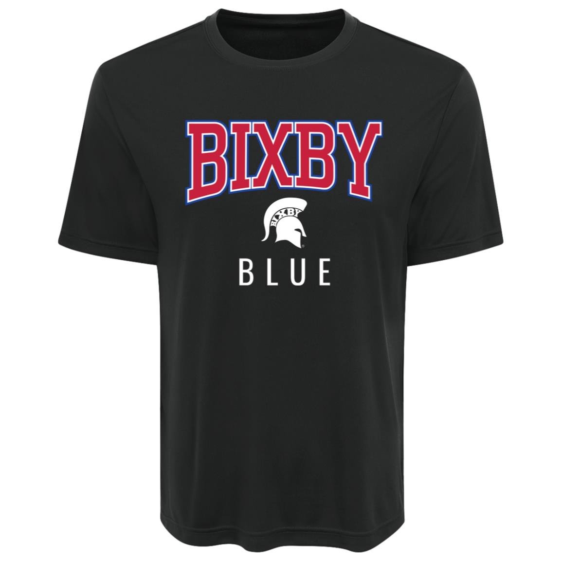 BIXBY BLUE FOOTBALL ADULT PERFORMANCE TEE - The Club