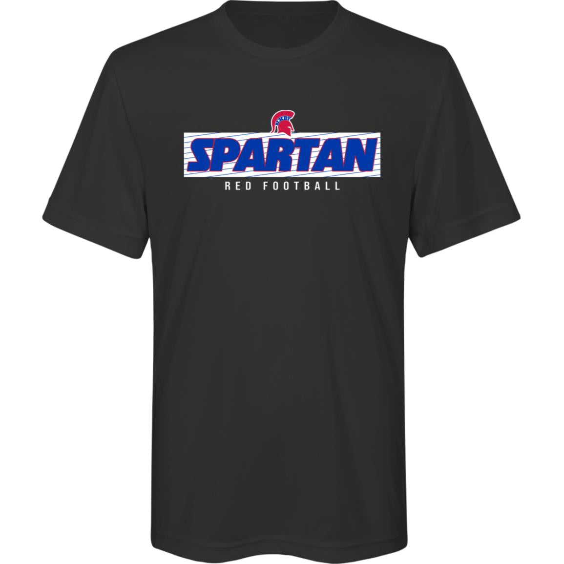SPARTAN VICTORY BIXBY RED YOUTH PERFORMANCE TEE