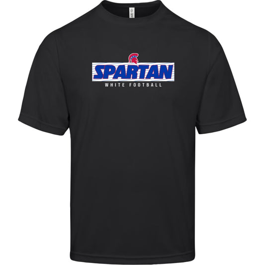 SPARTAN VICTORY BIXBY WHITE ADULT PERFORMANCE TEE