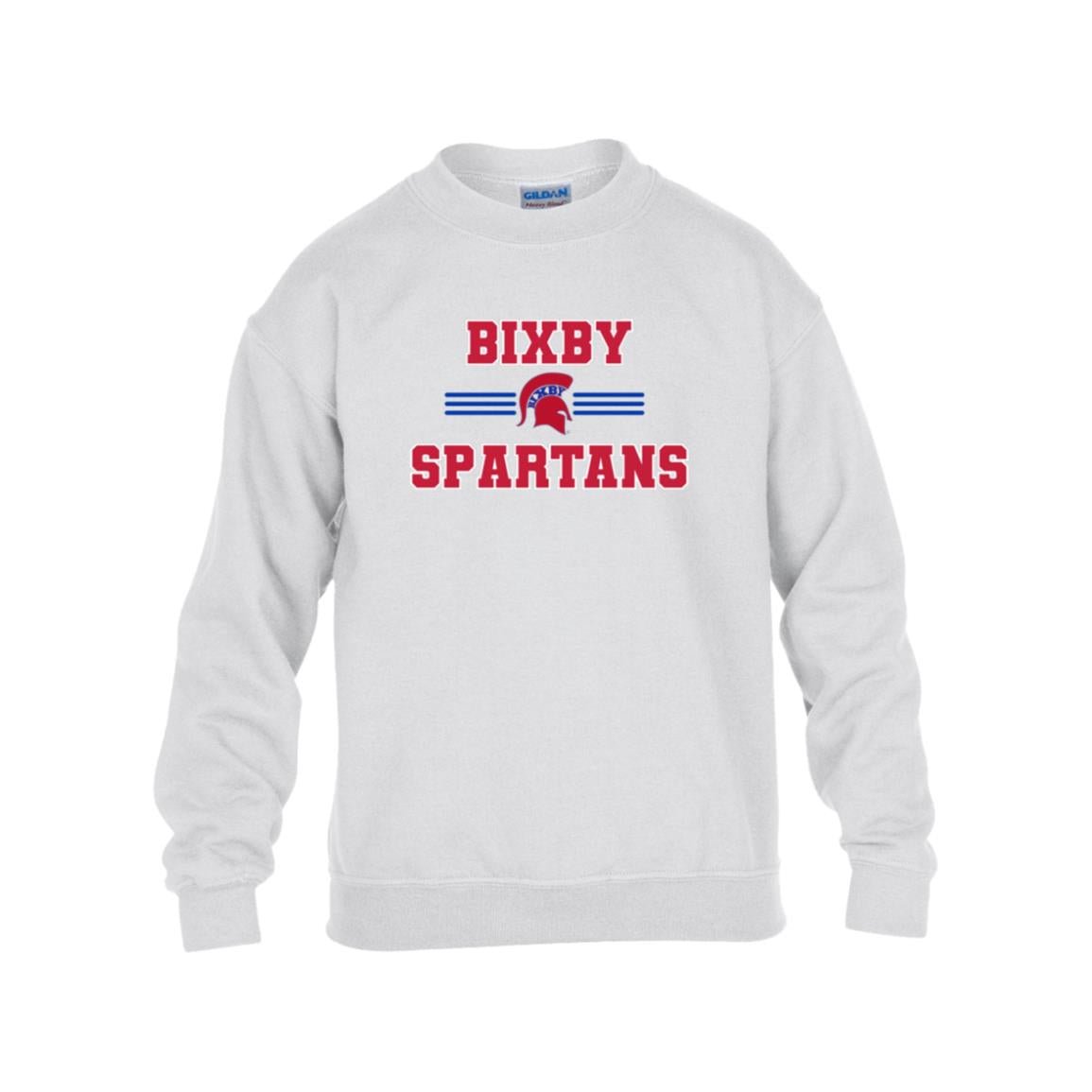 BIXBY SPARTANS YOUTH CLASSIC CREWNECK SWEATSHIRT - The Club