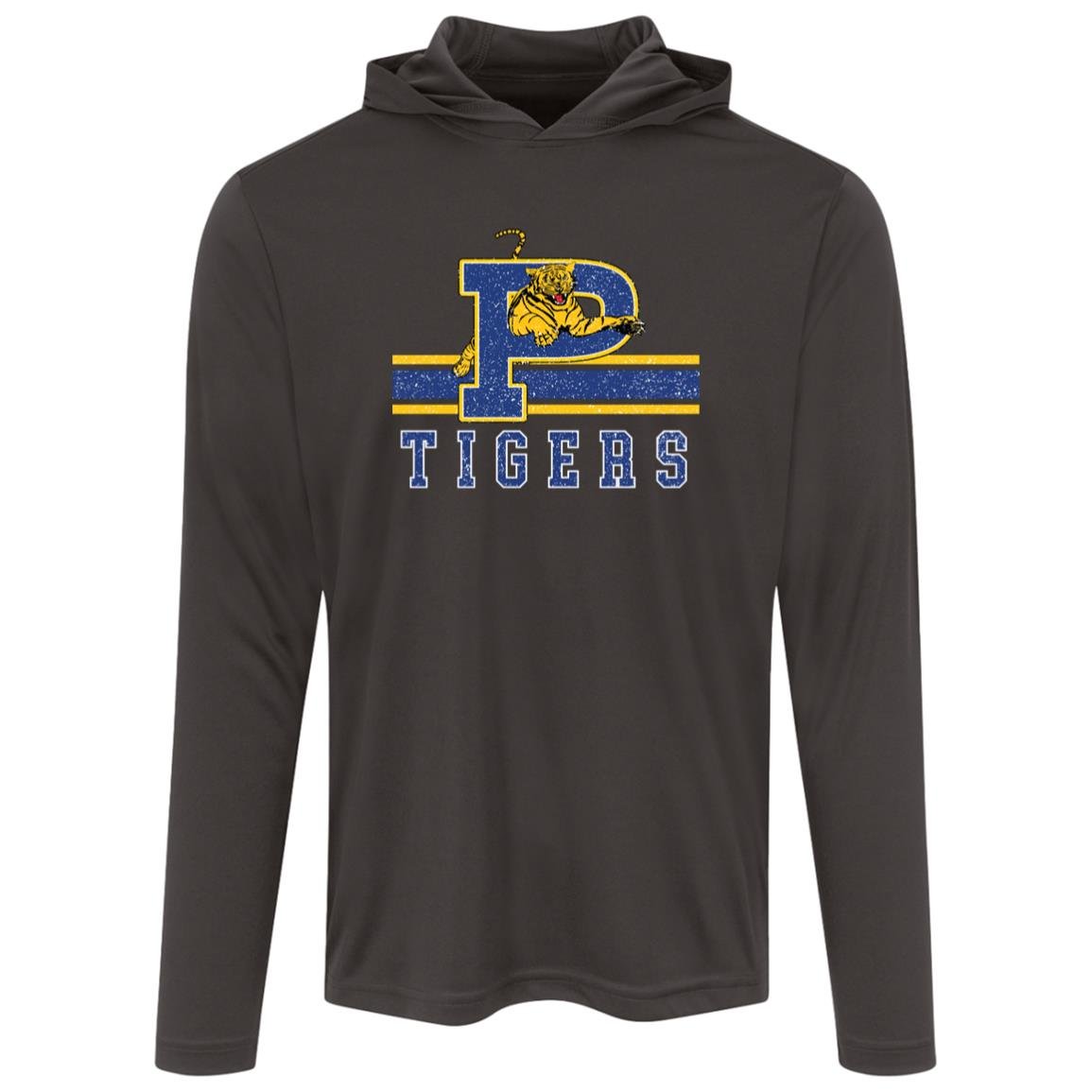 PRYOR TIGERS ADULT HOODED LONG SLEEVE PERFORMANCE TEE - The Club