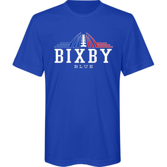 LEGENDS BIXBY BLUE YOUTH PERFORMANCE TEE