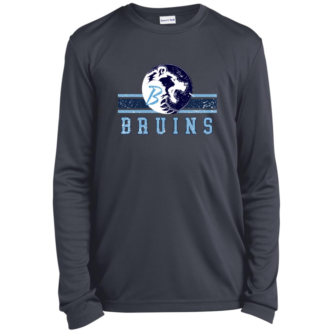 BARTLESVILLE BRUINS YOUTH LONG SLEEVE PERFORMANCE TEE - The Club