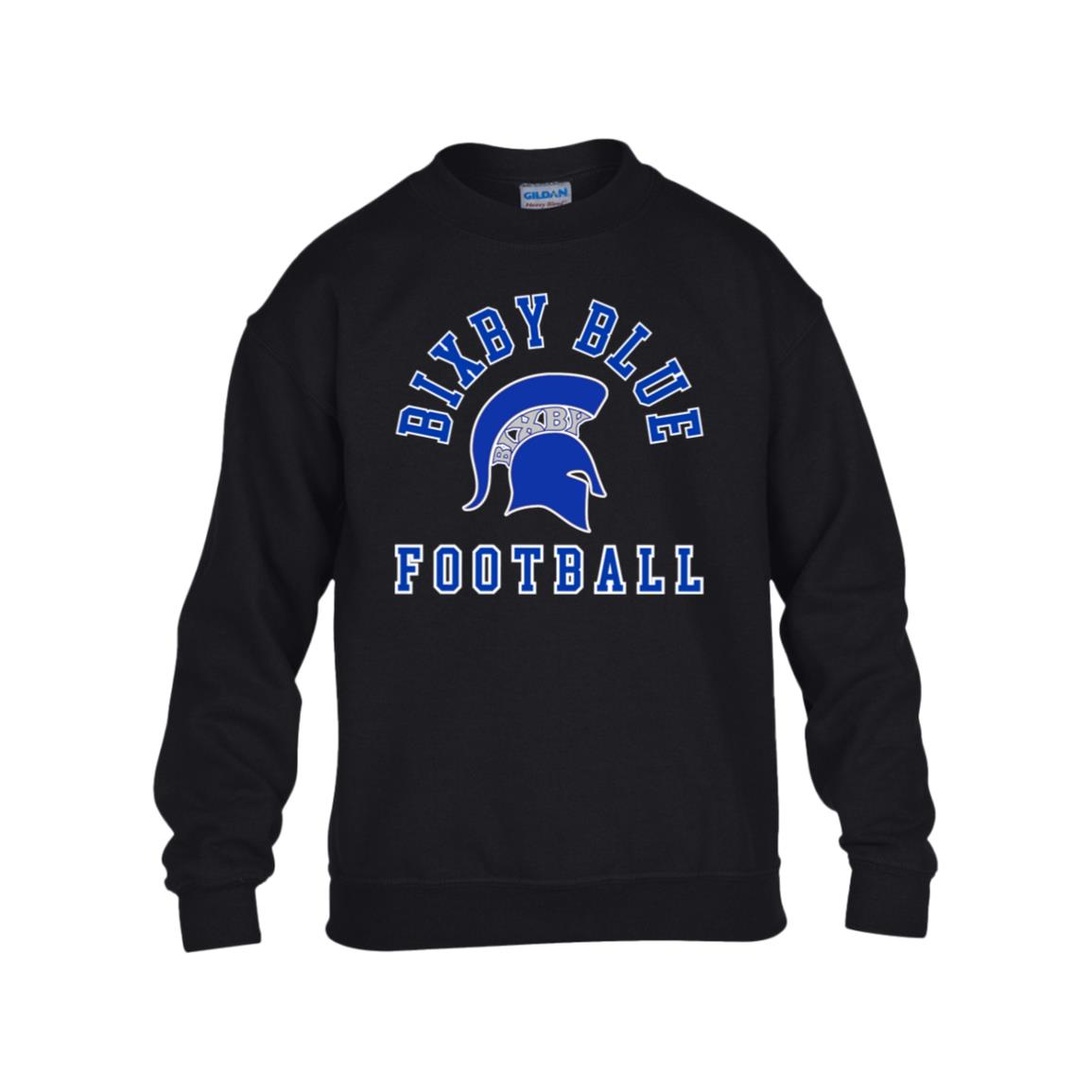 TRUE BLUE BIXBY YOUTH HEAVY BLEND FLEECE CREW