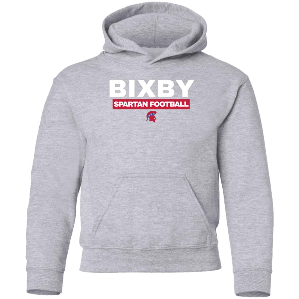 BIXBY SPARTANS YOUTH HOODED PULLOVER - The Club