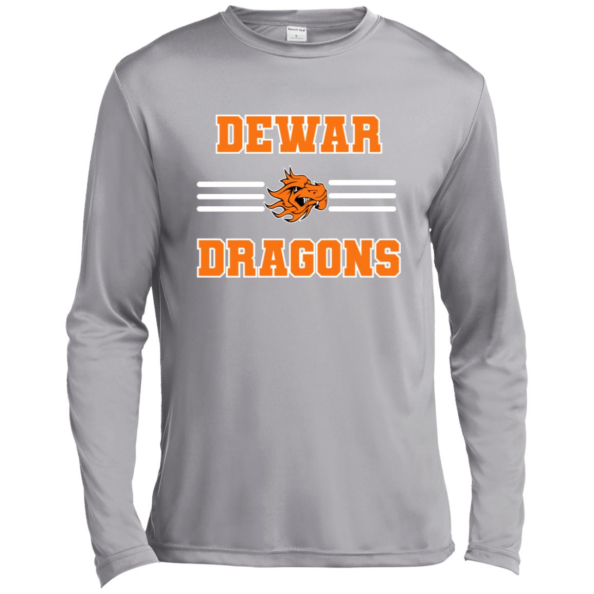DEWAR DRAGONS ADULT LONG SLEEVE PERFORMANCE TEE - The Club