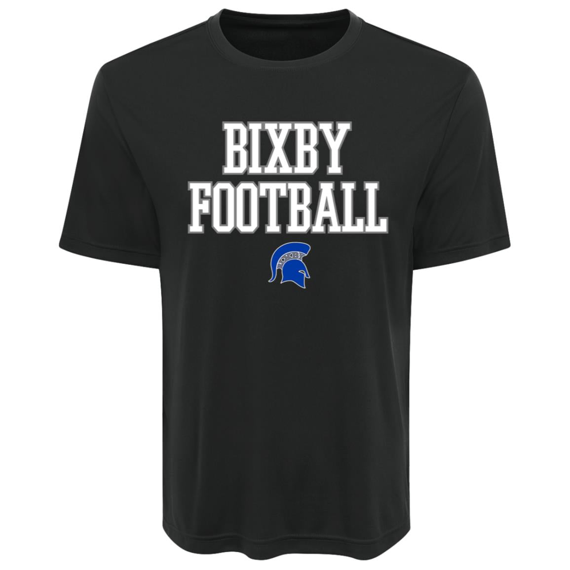 BIXBY SPARTANS FOOTBALL ADULT PERFORMANCE TEE - The Club