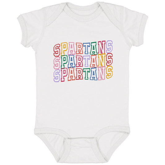 BIXBY SPARTANS SHORT SLEEVE ONESIE - The Club