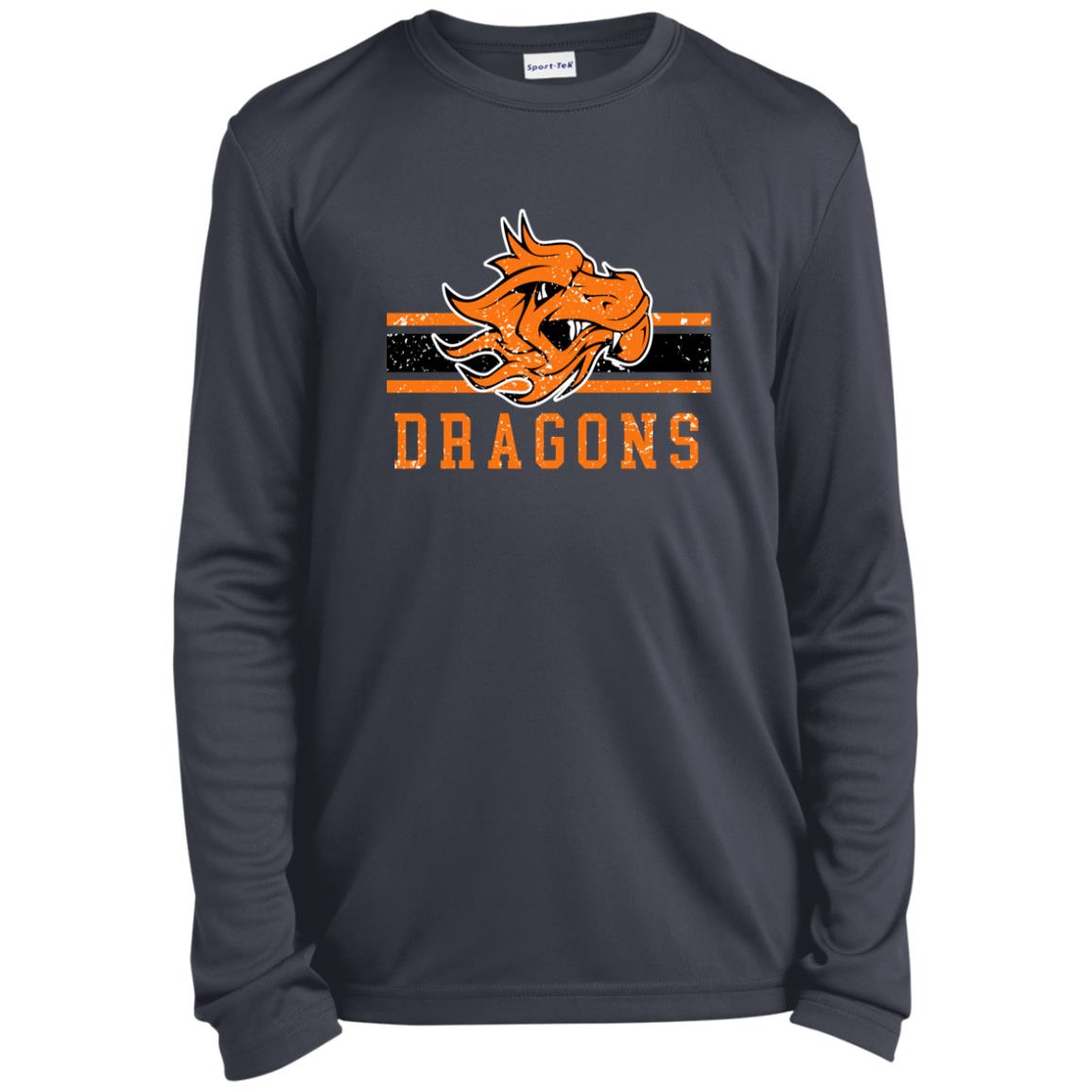 DEWAR DRAGONS YOUTH LONG SLEEVE PERFORMANCE TEE - The Club