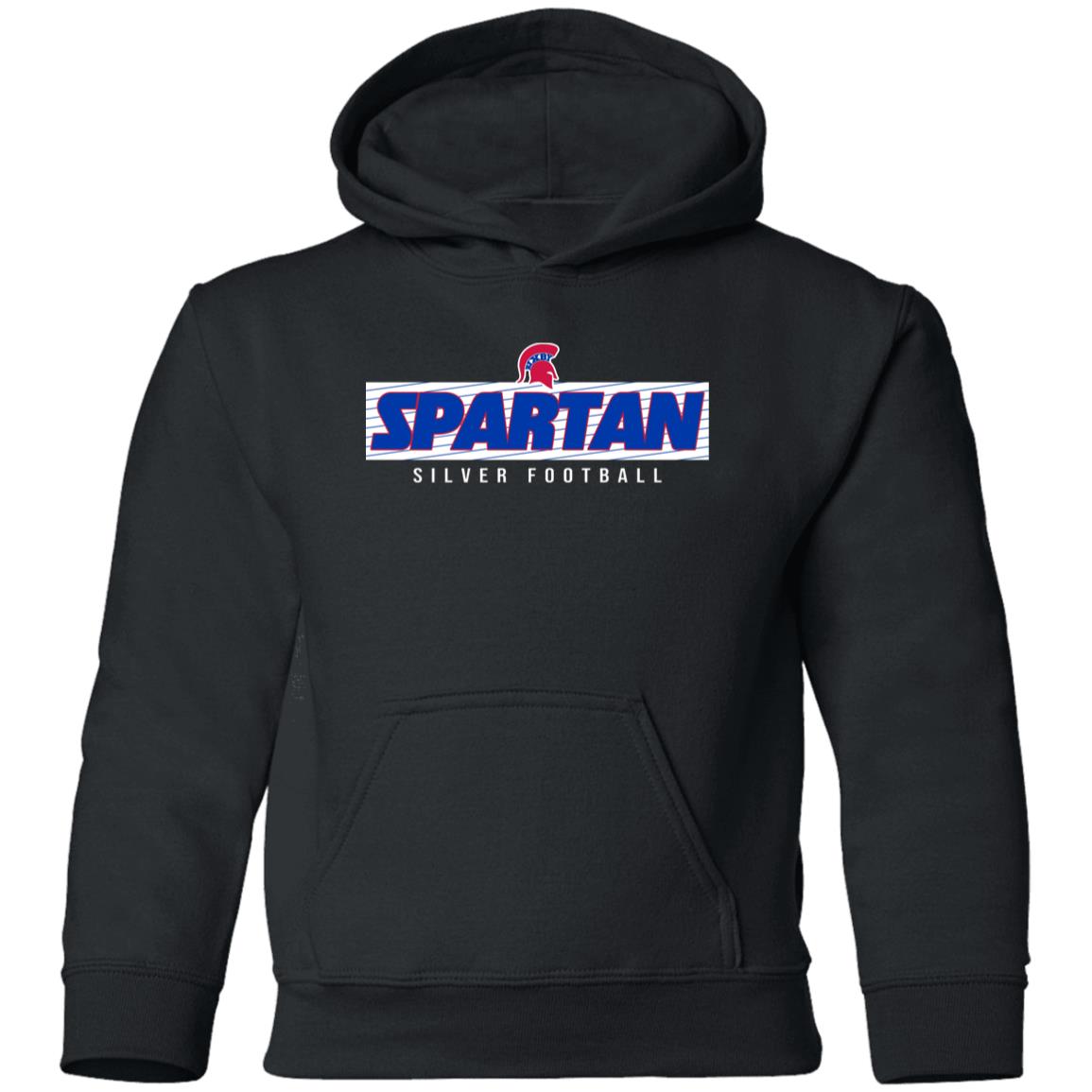 SPARTAN VICTORY BIXBY SILVER YOUTH PULLOVER HOODIE