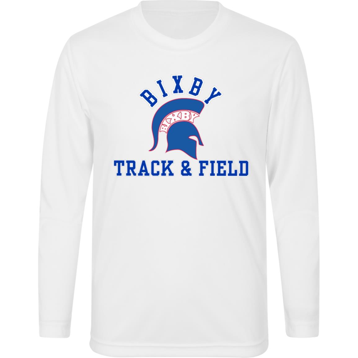 RED AND BLUE TRUE T&F YOUTH PERFORMANCE LONG SLEEVE