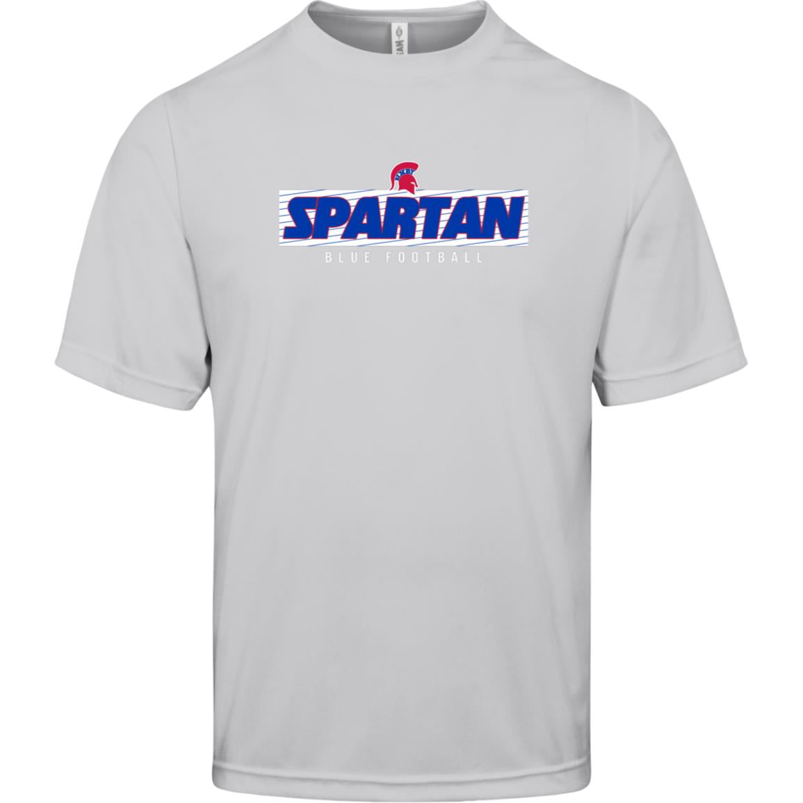 SPARTAN VICTORY BIXBY BLUE ADULT PERFORMANCE TEE