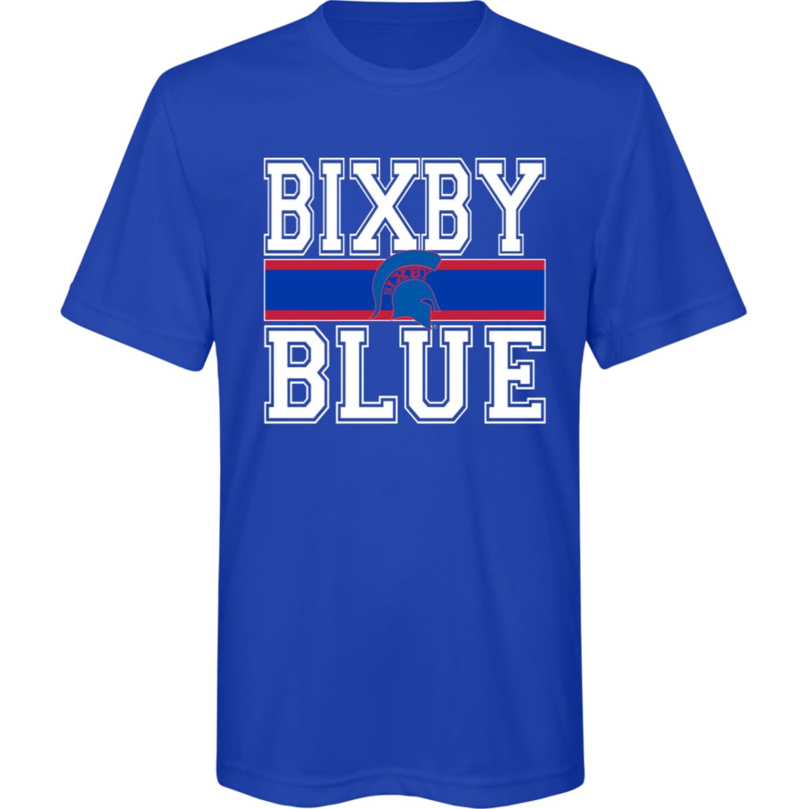 CLASSIC WAY BIXBY BLUE YOUTH PERFORMANCE TEE