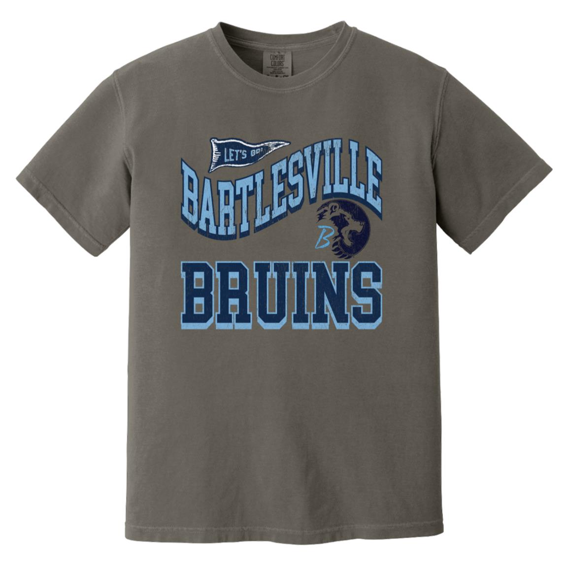 BARTLESVILLE BRUINS ADULT GARMENT WASHED TEE - The Club