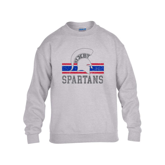 BIXBY SPARTANS YOUTH CLASSIC CREWNECK SWEATSHIRT - The Club