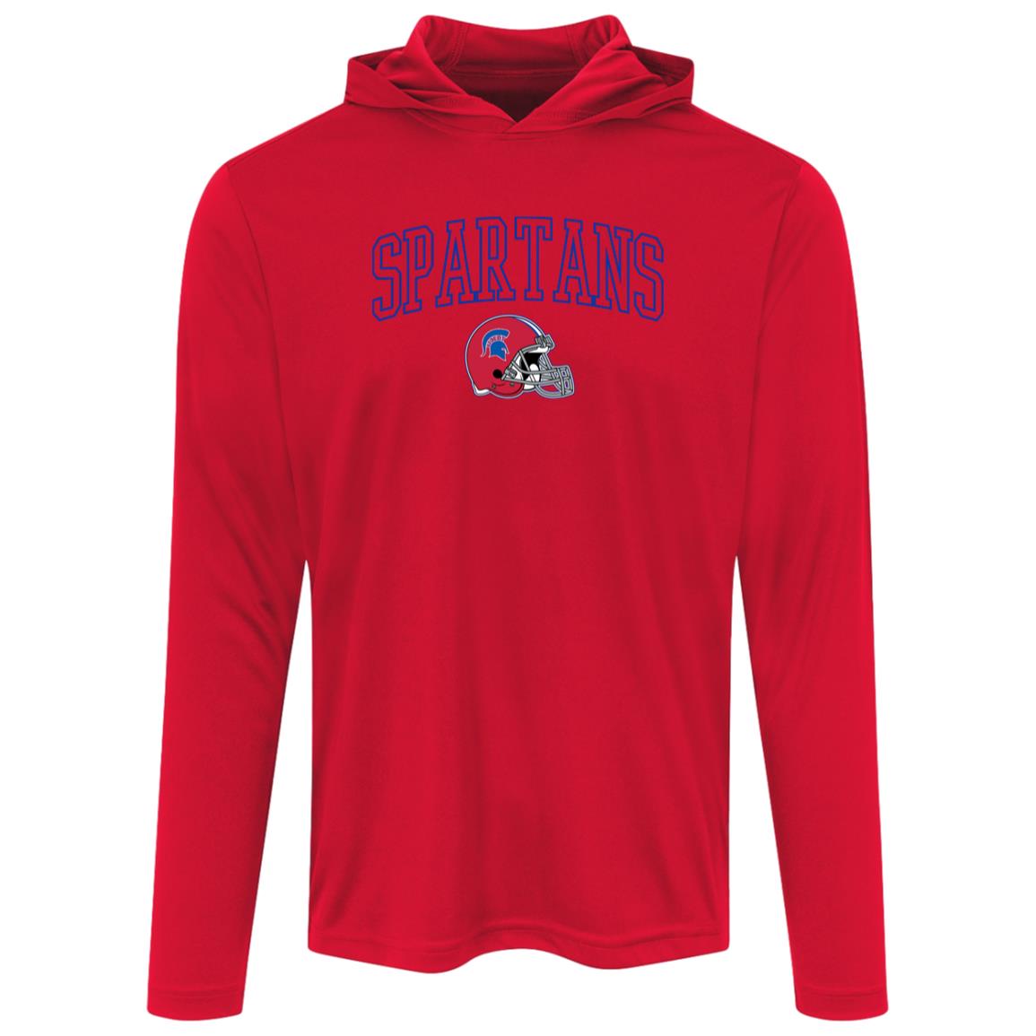 BIXBY SPARTAN FOOTBALL - Men's Performance Hooded Tee