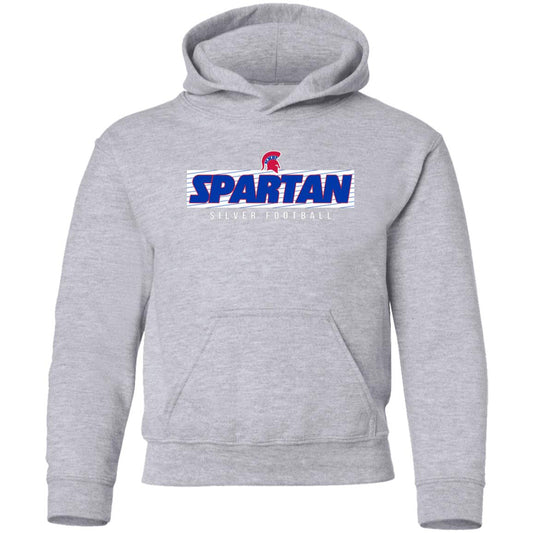 SPARTAN VICTORY BIXBY SILVER YOUTH PULLOVER HOODIE