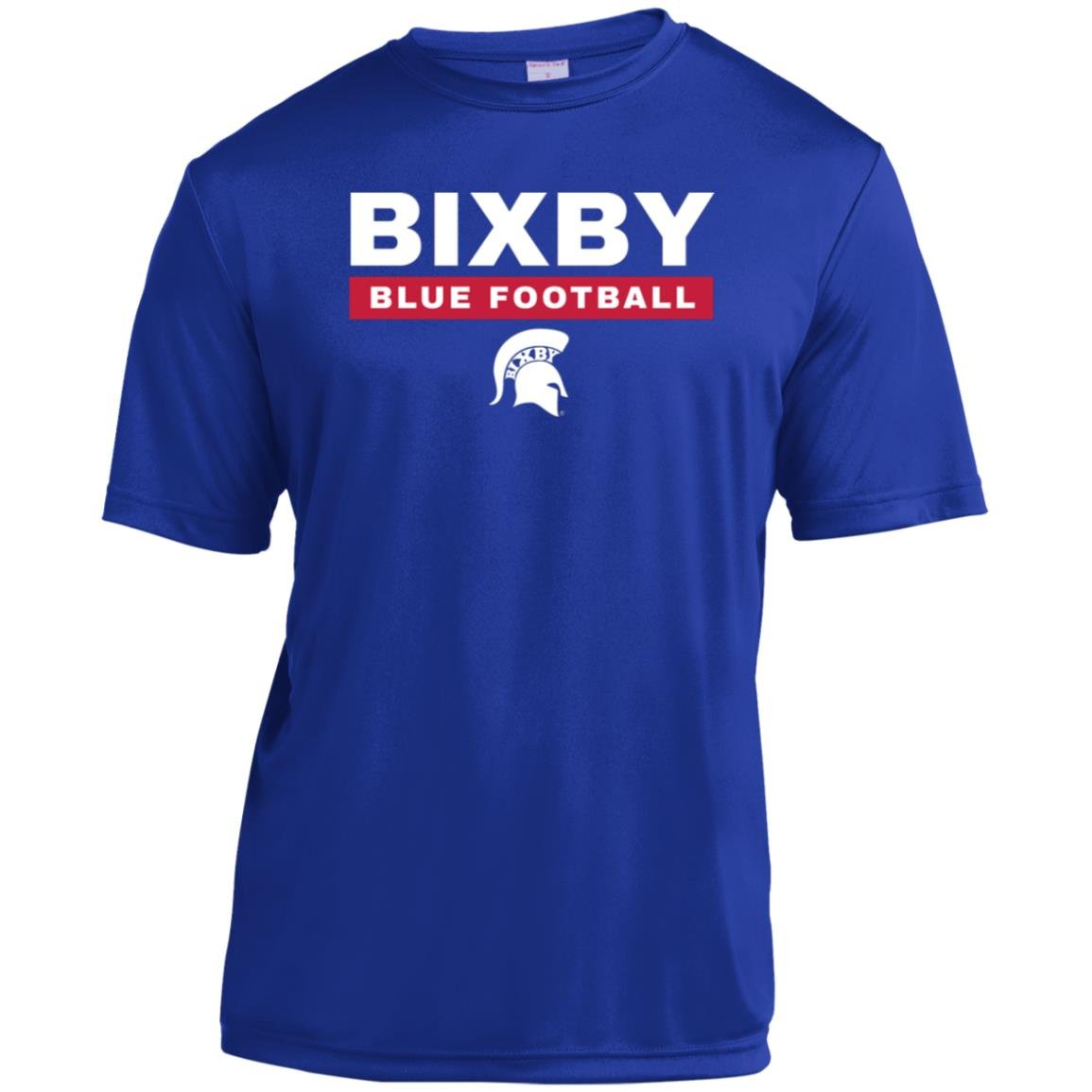 BIXBY BLUE FOOTBALL YOUTH PERFORMANCE TEE - The Club