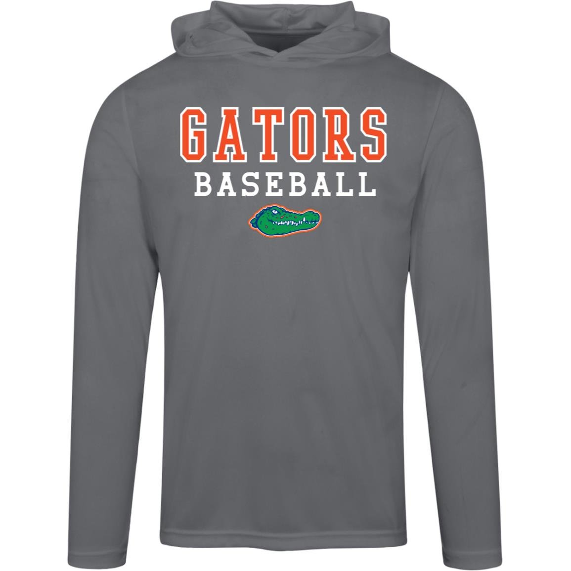 GATB011 - GATORS BASEBALL ADULT PERFORMANCE HOODED TEE - The Club