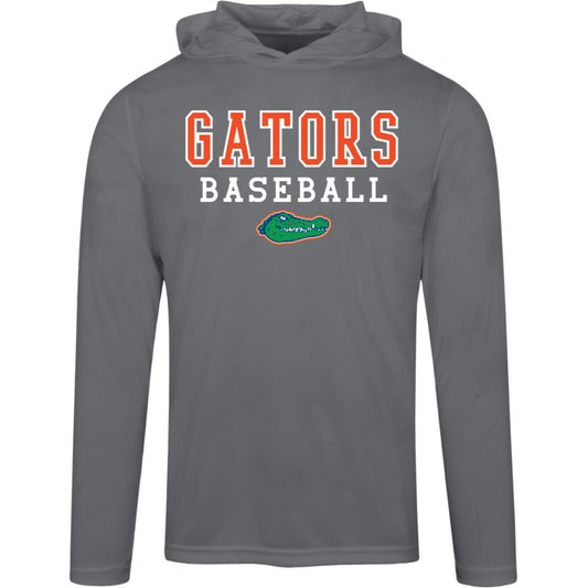 GATB011 - GATORS BASEBALL ADULT PERFORMANCE HOODED TEE - The Club