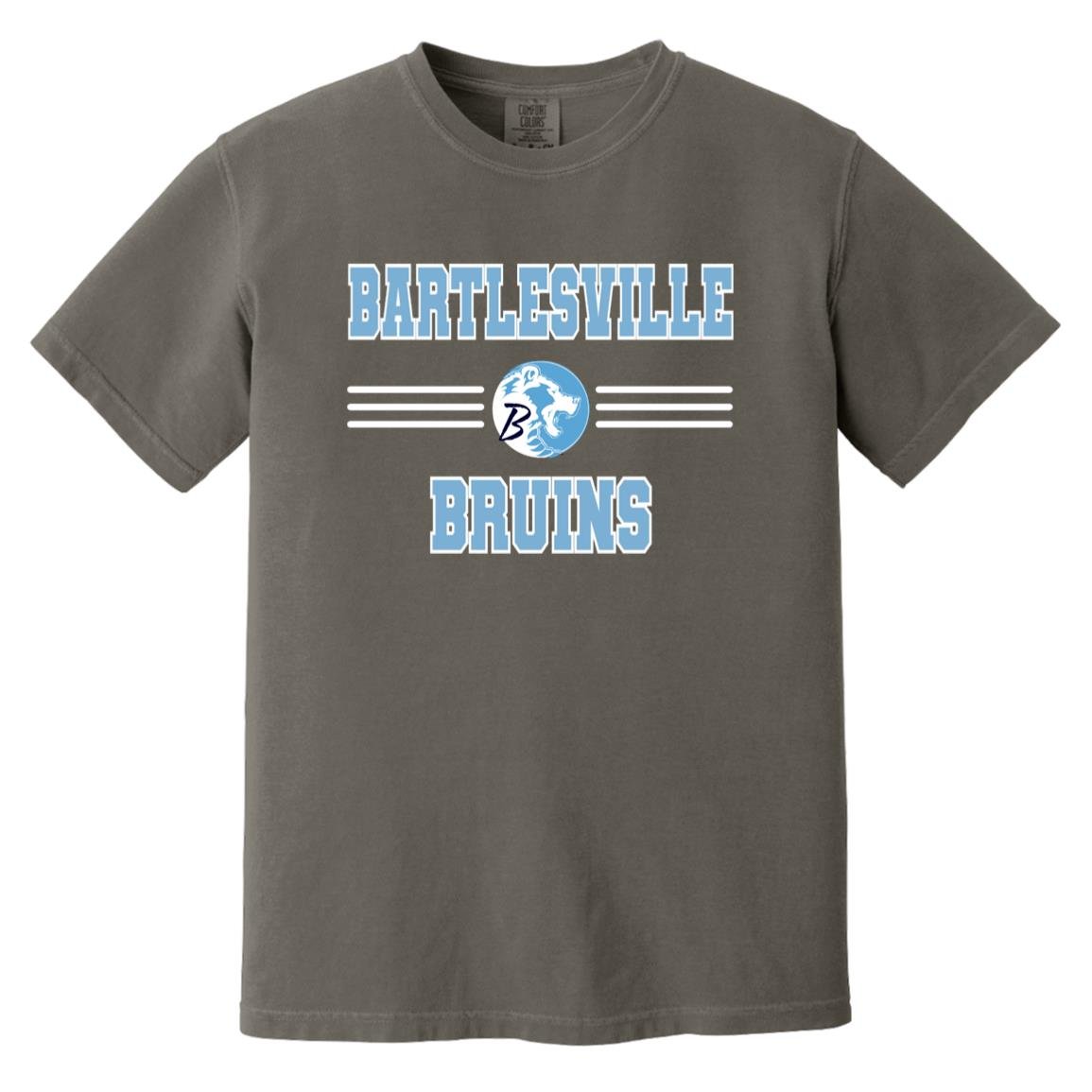 BARTLESVILLE BRUINS ADULT GARMENT WASHED TEE - The Club