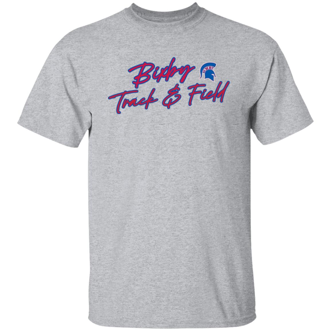 BIXBY SPIRIT T&F ADULT 100% COTTON T-SHIRT