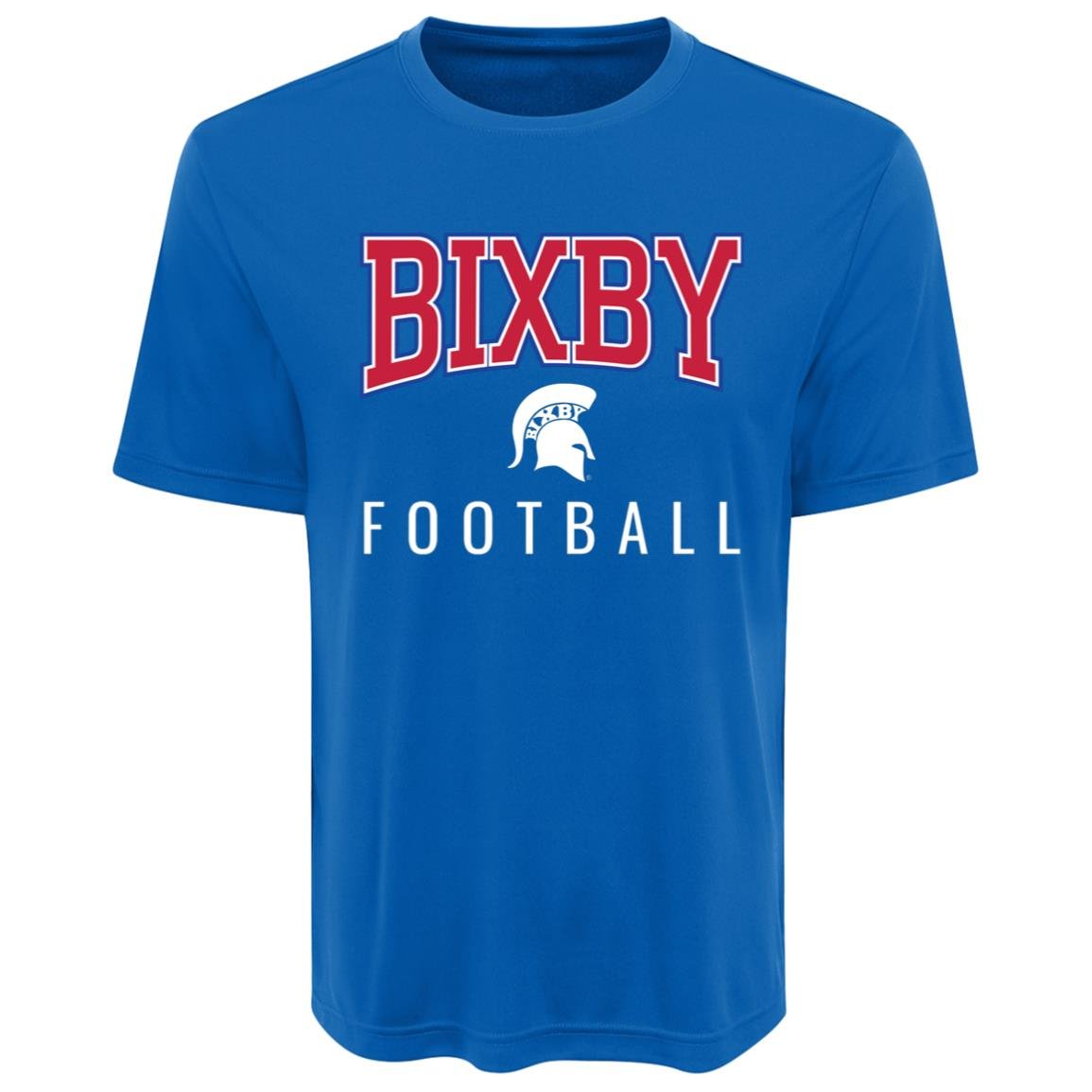 BIXBY SPARTANS FOOTBALL ADULT PERFORMANCE TEE - The Club