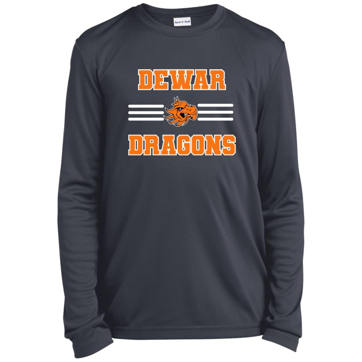 DEWAR DRAGONS YOUTH LONG SLEEVE PERFORMANCE TEE - The Club