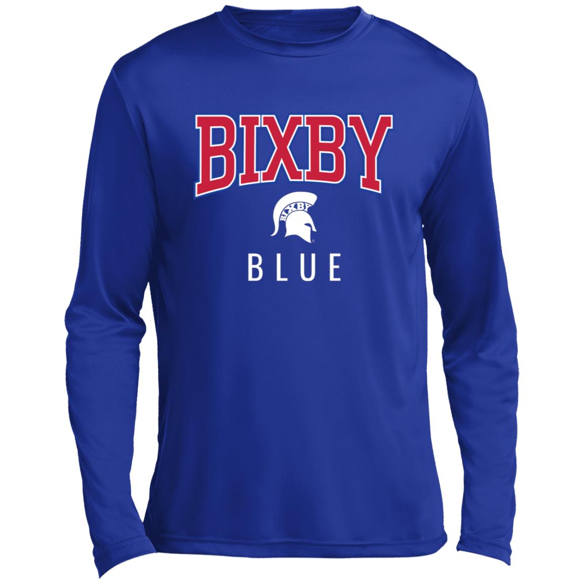 BIXBY BLUE FOOTBALL ADULT PERFORMANCE TEE - The Club